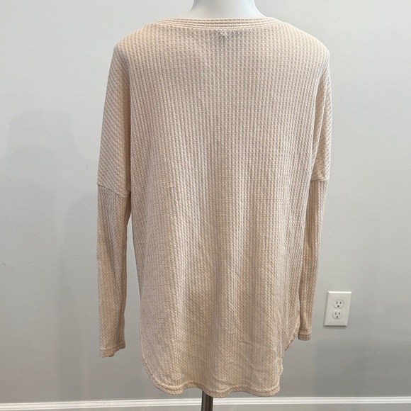 Iwollence Small Cream Beige Tie-Front Button Cardigan Top - Picture 7 of 9